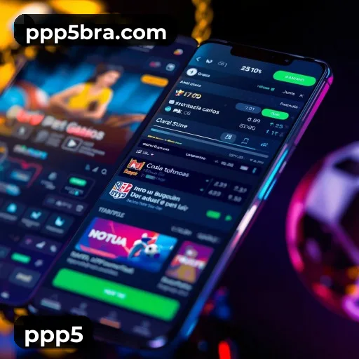 Aplicativo móvel ppp5 para iOS e Android